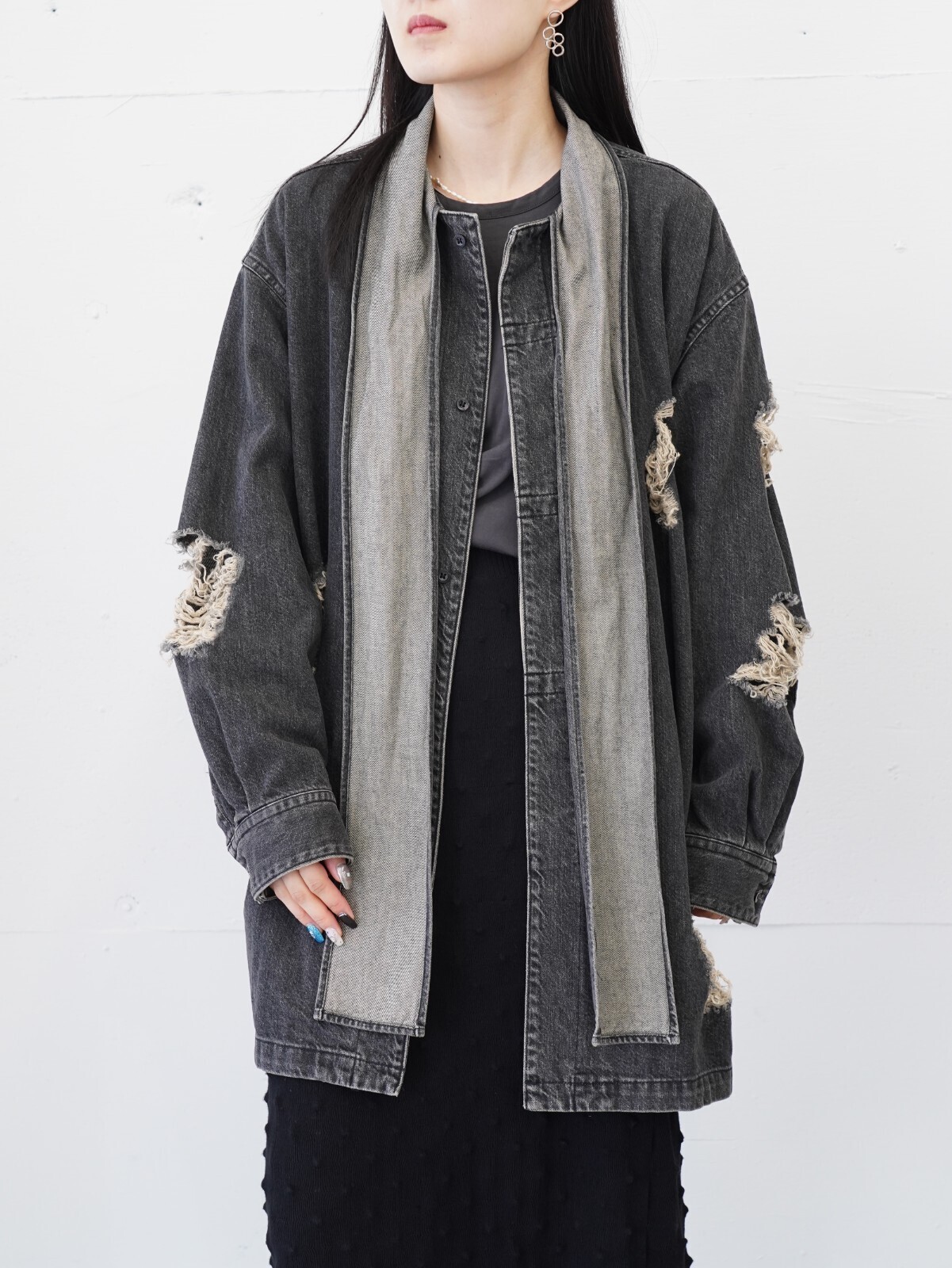 デニムボウタイブラウス - ベルパー レディース & メンズ｜公式通販