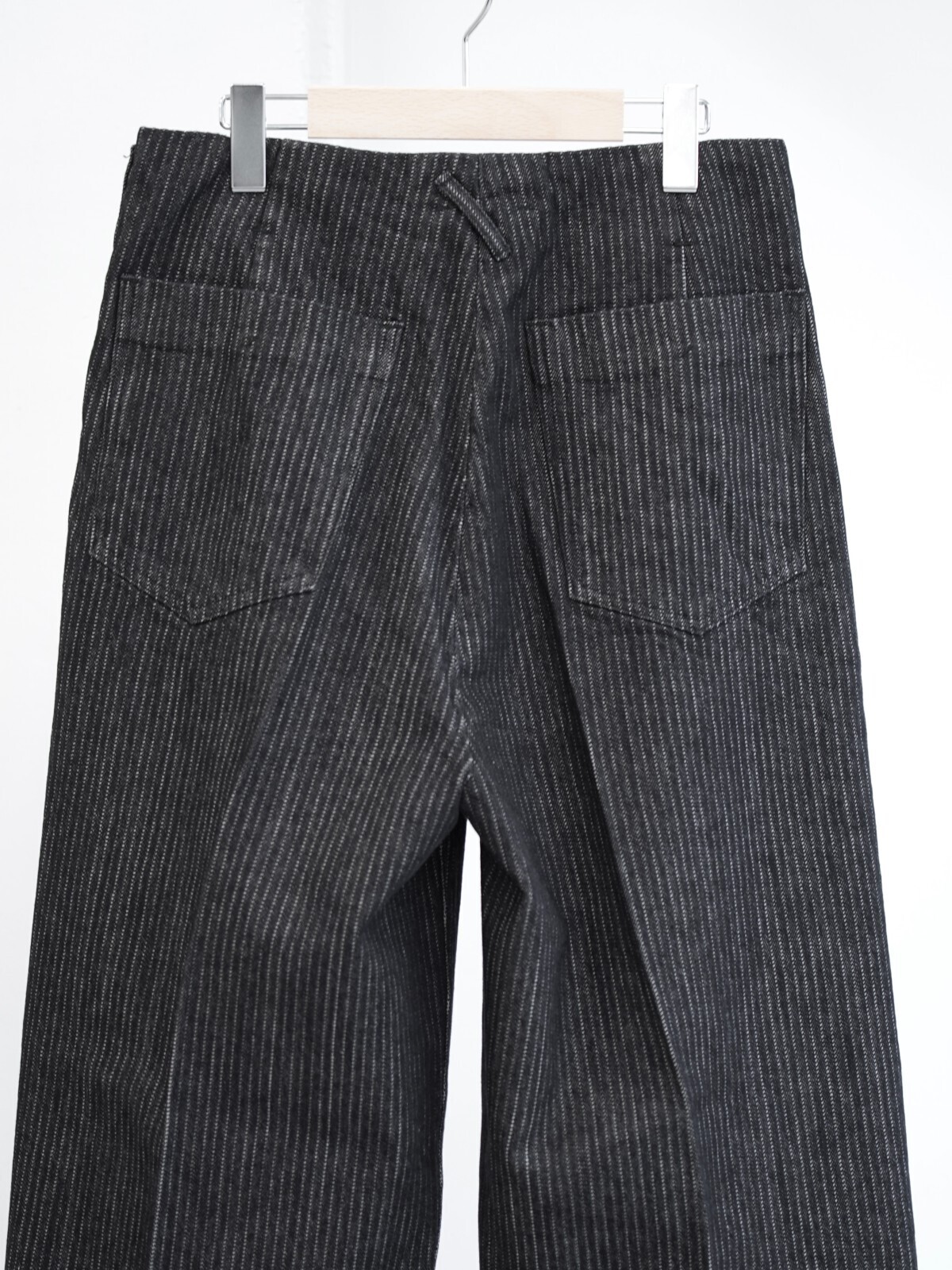 ストライプデニムタックバギー -ワンウォッシュ- - サバイ メンズ