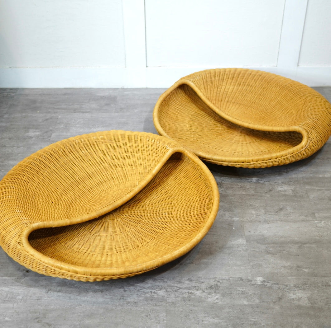 イデー / IDEE ポッド / POD 座椅子 ラタン 中古 籐 和 モダン