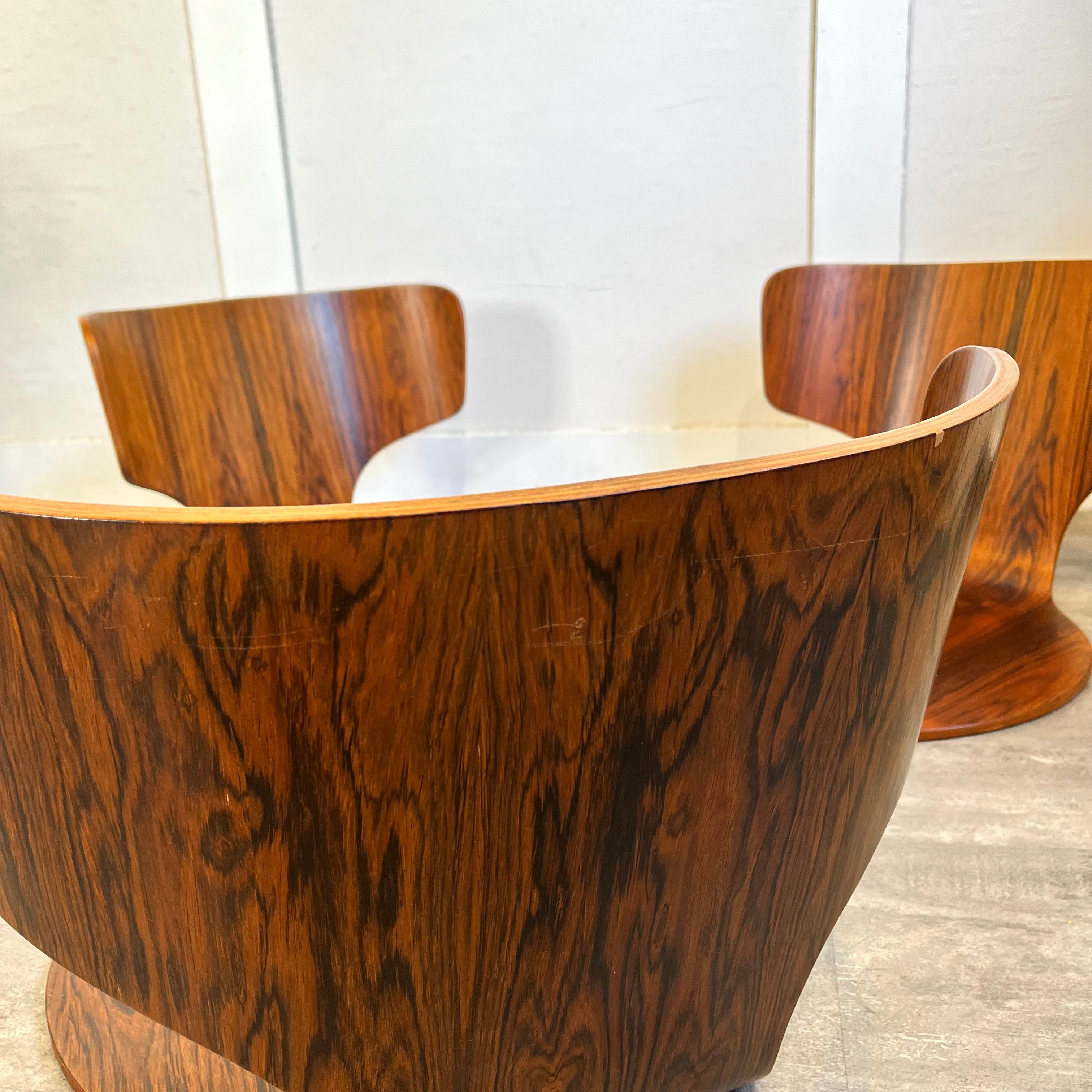 天童木工/Tendo カブト 座椅子 剣持勇ブラジリアンローズウッド