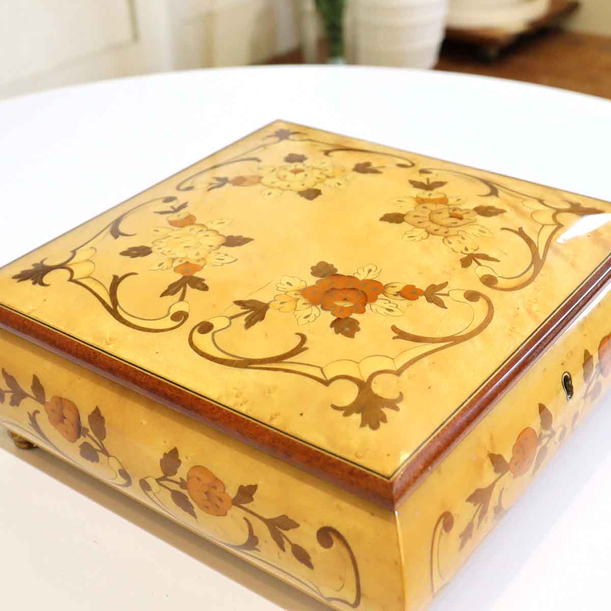 リュージュ / REUGE オルゴール ジュエリーケース 象嵌細工 エリーゼの