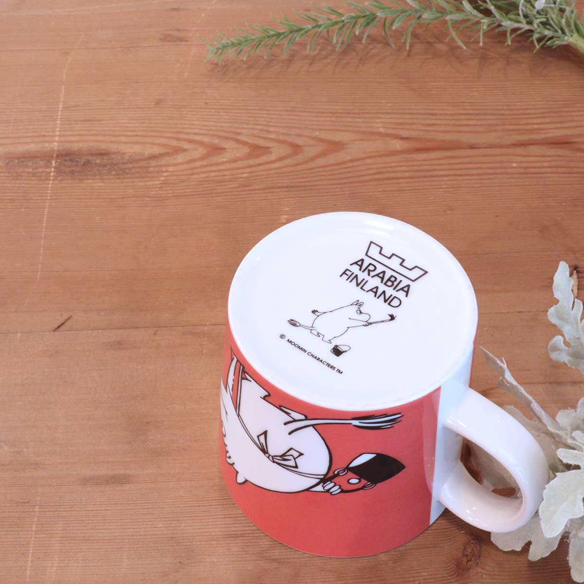 アラビア / ARABIA ムーミン 「ムーミンママ」マグカップ 廃盤 中古 赤