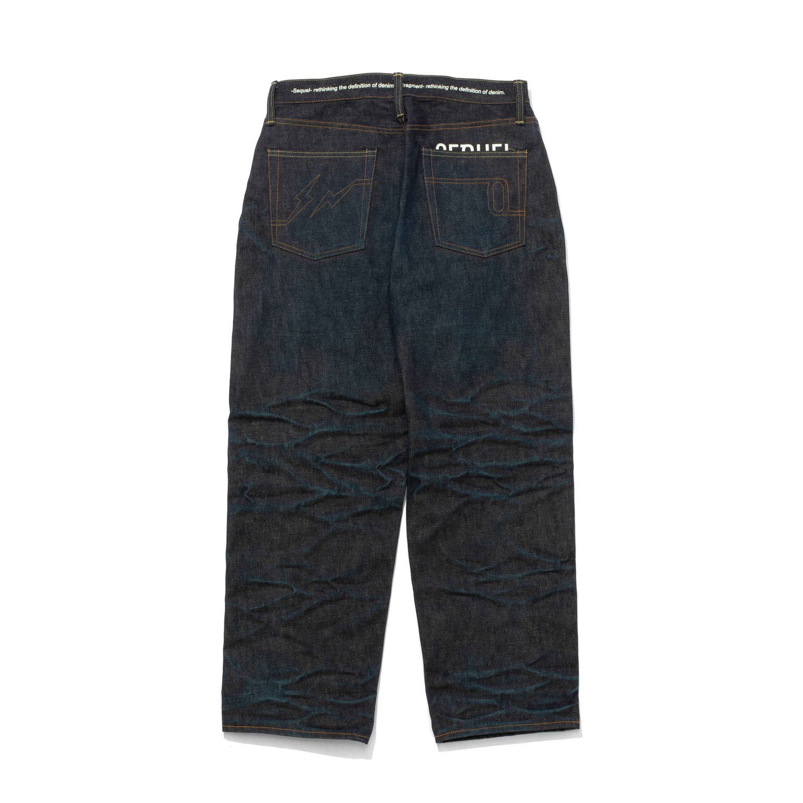 SEQUEL - SQ-24AW-PT-02 x FRAGMENT 生立体DENIM PANTS INDIGO | River
