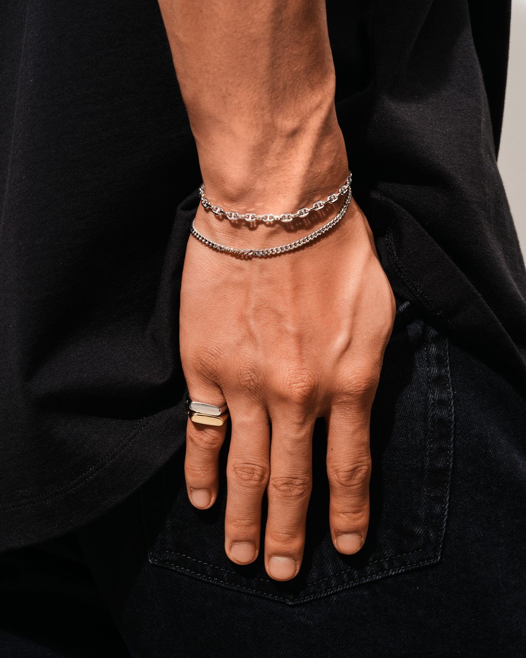 TOMWOOD - Cable Bracelet 7Inch / ブレスレット (ユニセックス) | River