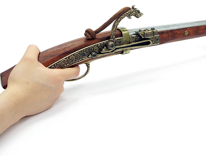 種子島 火縄銃短筒 1543年ポルトガルよりの伝来型・スパーグッツリバー