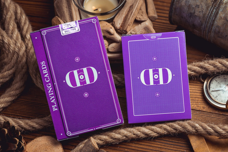 Smoke & Mirrors V9 - Purple Edition Playing Cards - Riffle Shuffle