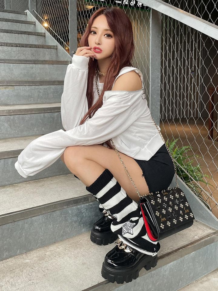 チェーン厚底ローファー - Riina couture