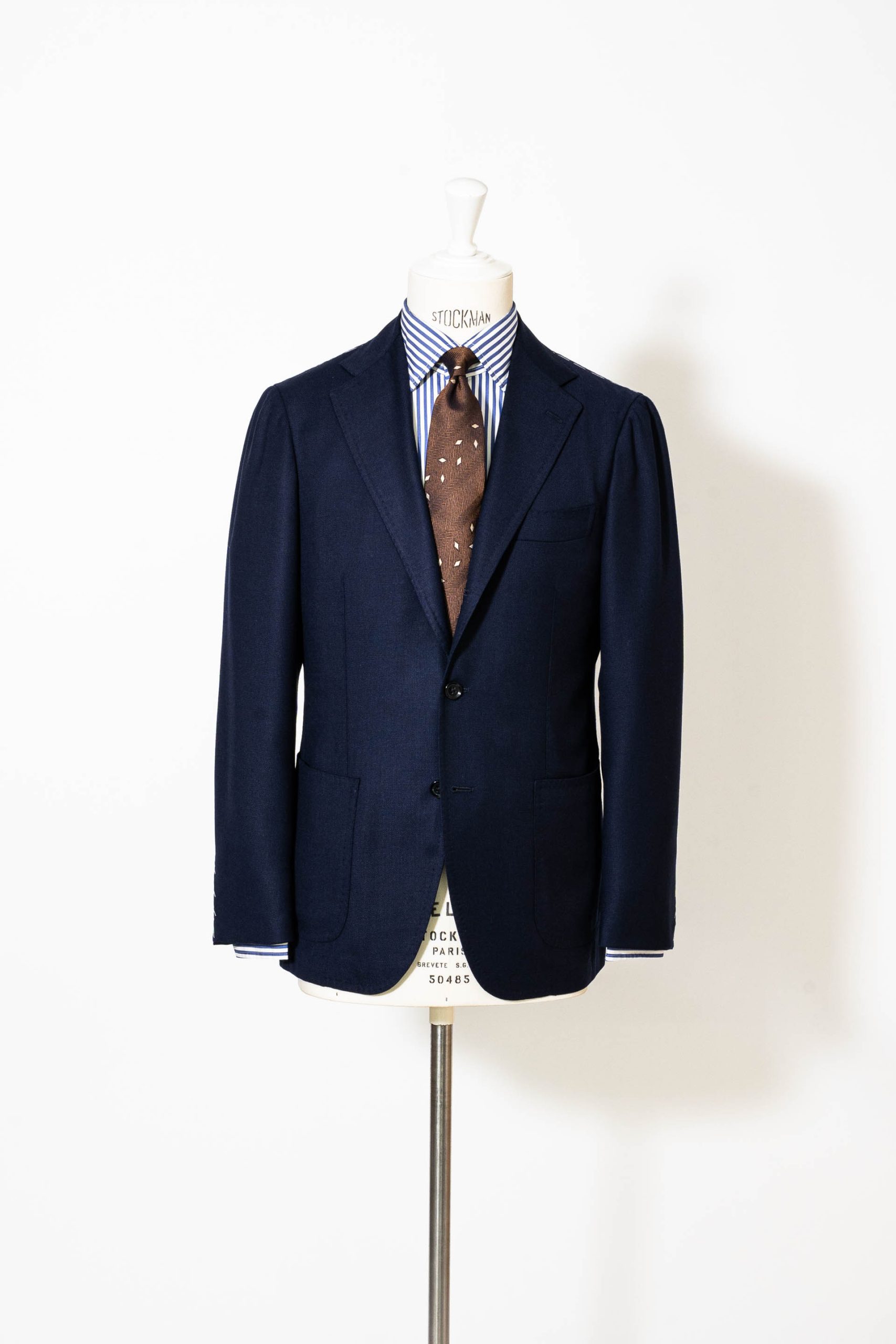 2024 Spring & Summer – Hopsack Navy Jacket – | RING JACKET（リング