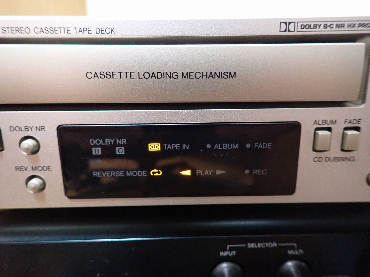 カセットテープデッキ ONKYO K-V3 オンキヨー ステレオ STEREO