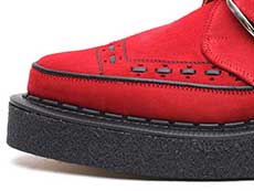 ジョージコックス 3976 レッドスエード ブラックインターレース／ROCK