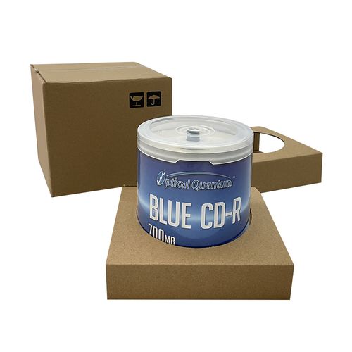 Optical Quantum 52X 80min/700MB Shiny Silver Top CD-R Bl