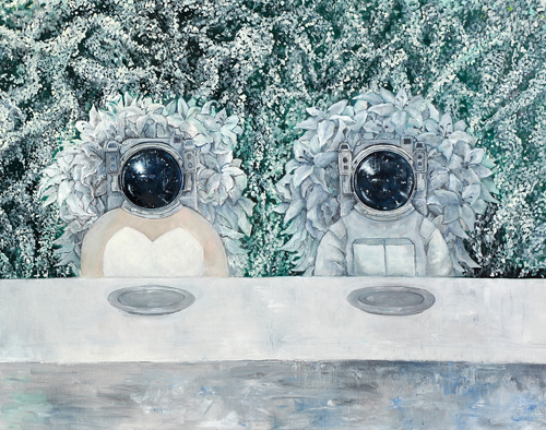 両丹日日新聞：画家目指す若者の登竜門「佐藤太清賞」 共栄高の立花純