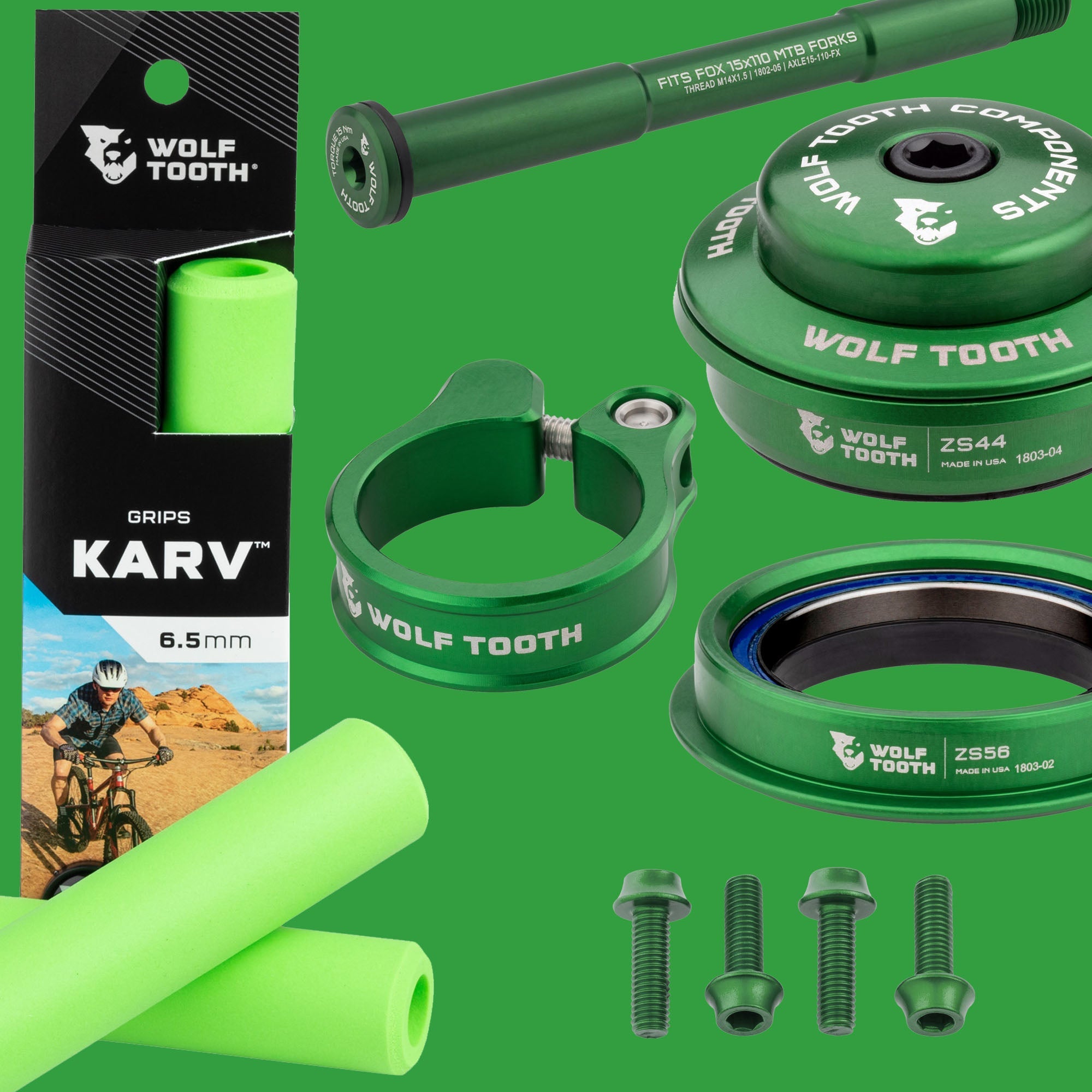 96 mm Symmetrical BCD Chainrings for Shimano Compact Triple – Wolf