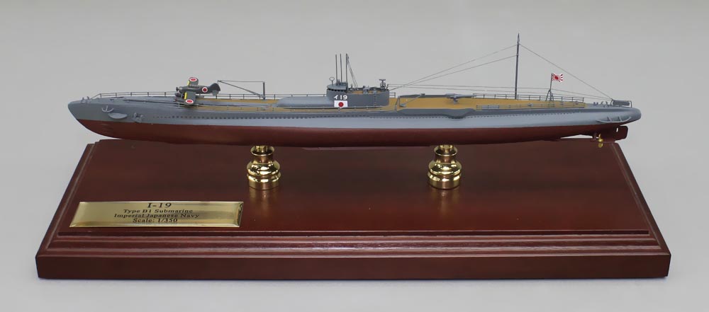 □伊号第十九潜水艦（イ19）超精密模型完成品 1/350イ19 1/200イ19 1