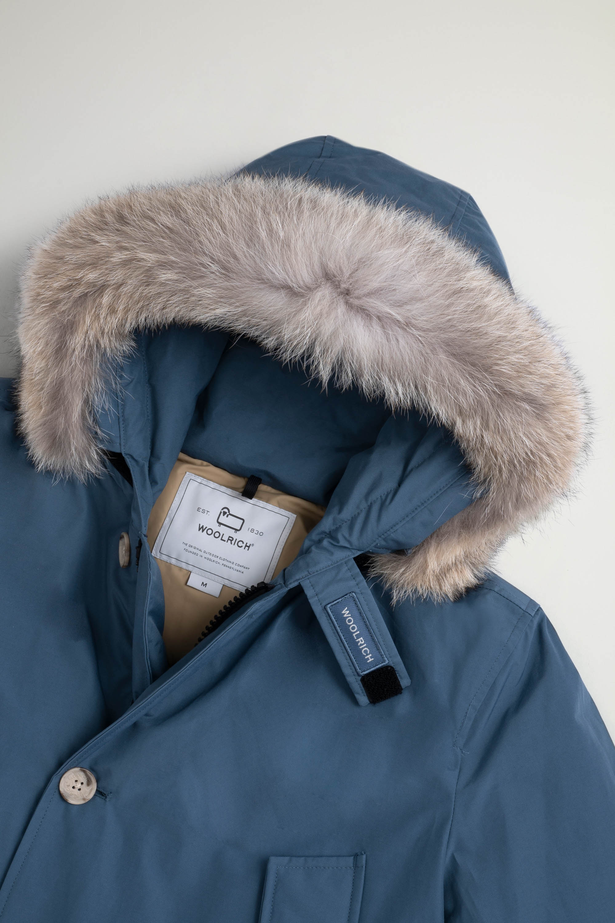 WOOLRICH ダウンジャケット M ネイビー ファー付き 【公式通販】