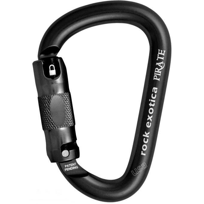 Pirate オートロック カラビナ ブラック (Rock Exotica) 商品詳細