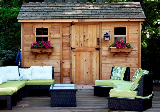 OLT 12'X8' Cedar Garden Shed – World of Greenhouses