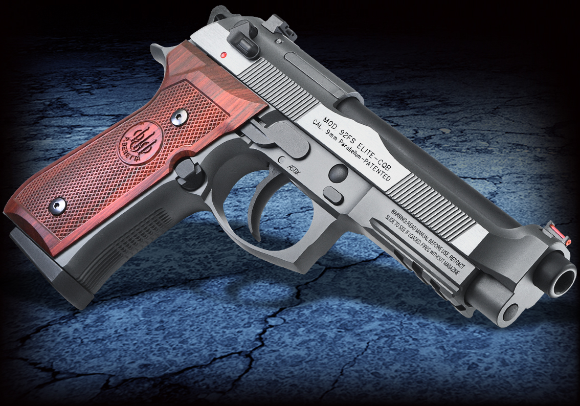 福袋】WA【ベレッタ】M92FS ブリガディアエリート 木製グリップ付