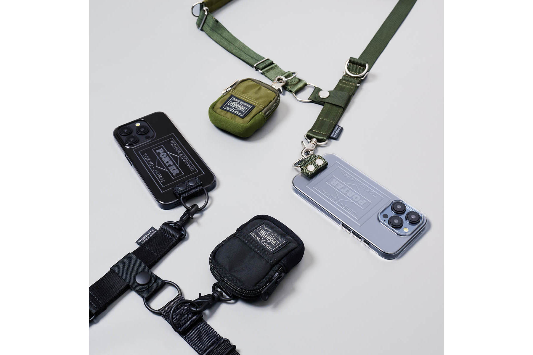 PORTER、iPhone 15 Proを斜め掛けできる「ショルダー・エア