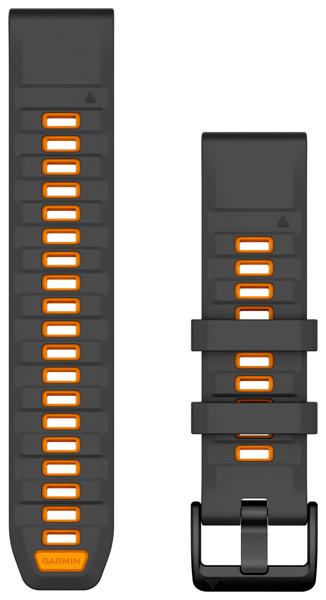 Garmin Quickfit 22 mm silicone band marsala red 010-13392-06