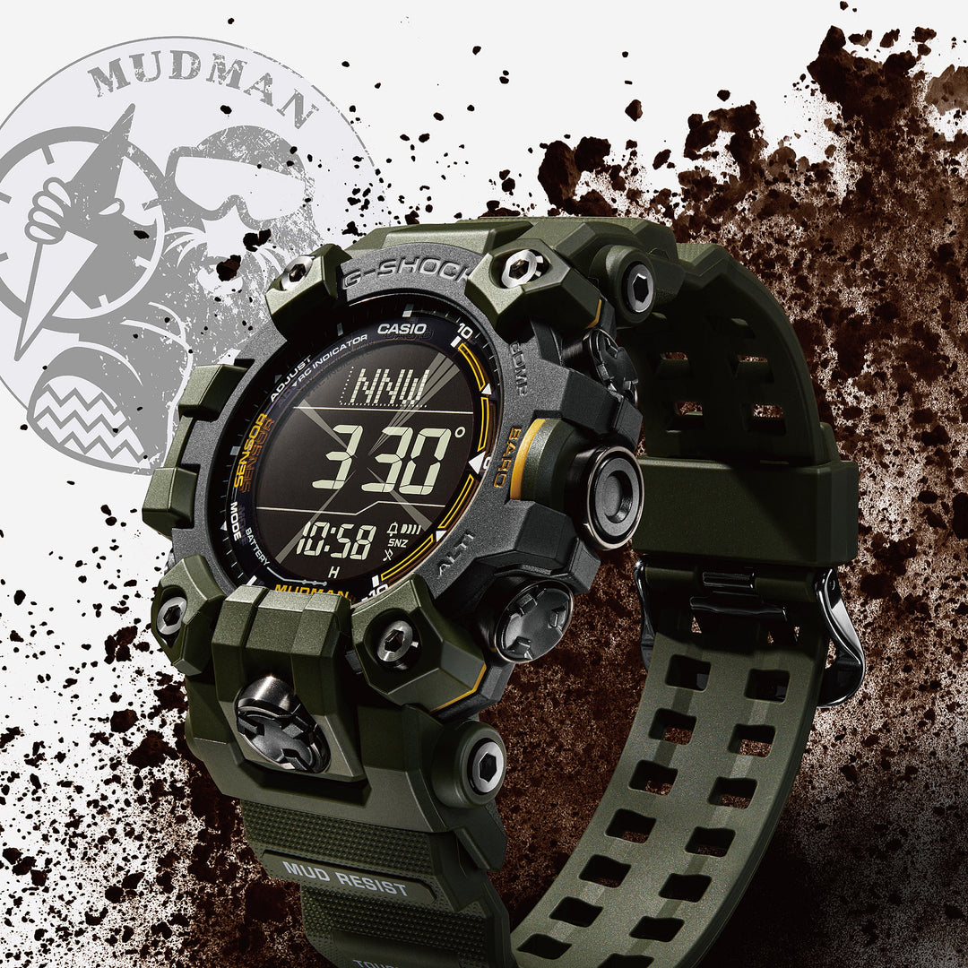 G-Shock GW9500 Mudman Green | Watches.com