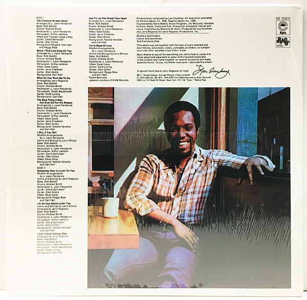 LOU COURTNEY / I'm In Need Of Love (LP) / Epic | WAXPEND RECORDS