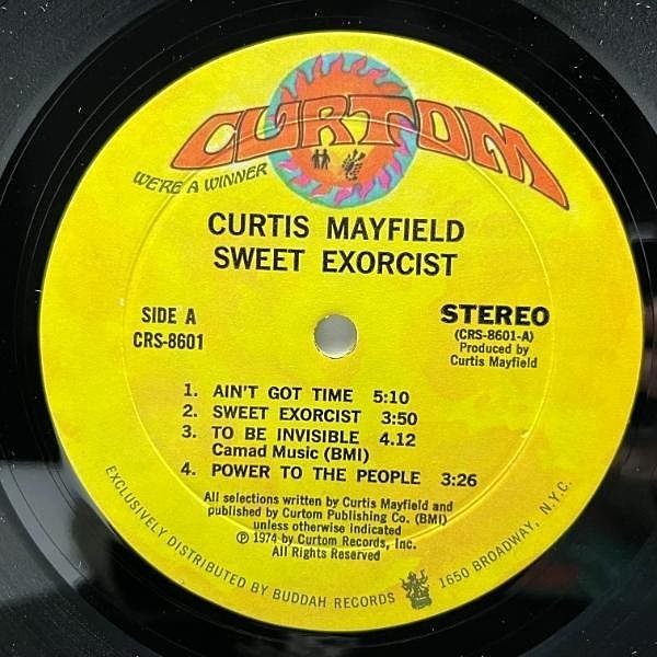 CURTIS MAYFIELD / Sweet Exorcist (LP) / Curtom | WAXPEND RECORDS