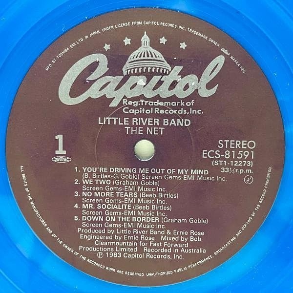 LITTLE RIVER BAND / The Net (LP) / Capitol | WAXPEND RECORDS