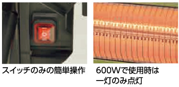 遠赤外線ヒーター MCH1200｜オリジナル商品｜建機事業｜株式会社ワキタ