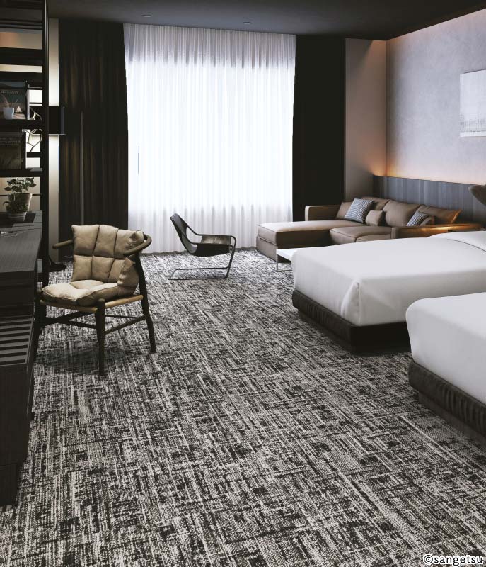 DT7650 [マニッシュツイード] サンゲツ 高級タイルカーペット [DT