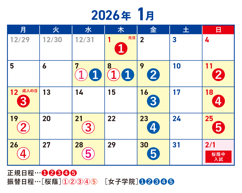 NNそっくりテストゼミ5本勝負 桜蔭 小6 | オプションコース・講座