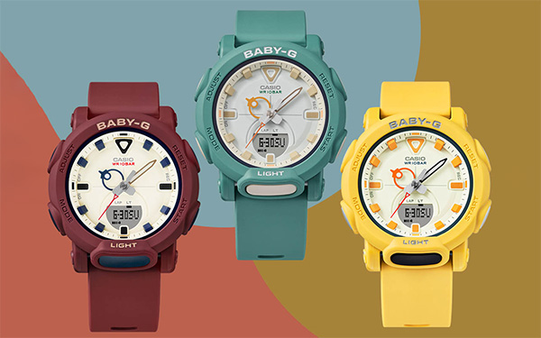 レトロポップなカラーバリエーションの新作BABY-G「BGA-310RP」は