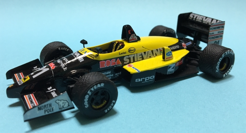 当時モノ タメオ 1/43 オゼッラFA1L 1988 モナコGP Tameo タメオ 1/43 メタルキット オゼッラ FA1/L アルファロメオ モナコGP