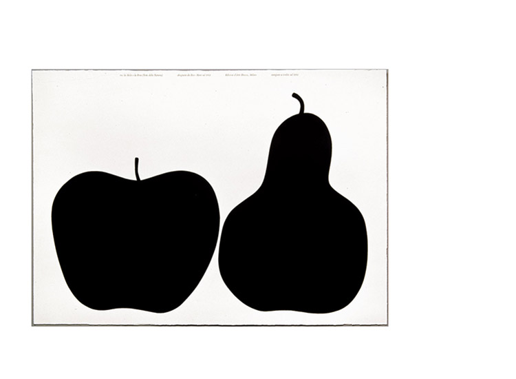 Tre,La Mela E La Pera ポスター（りんごと洋ナシ） / DANESE