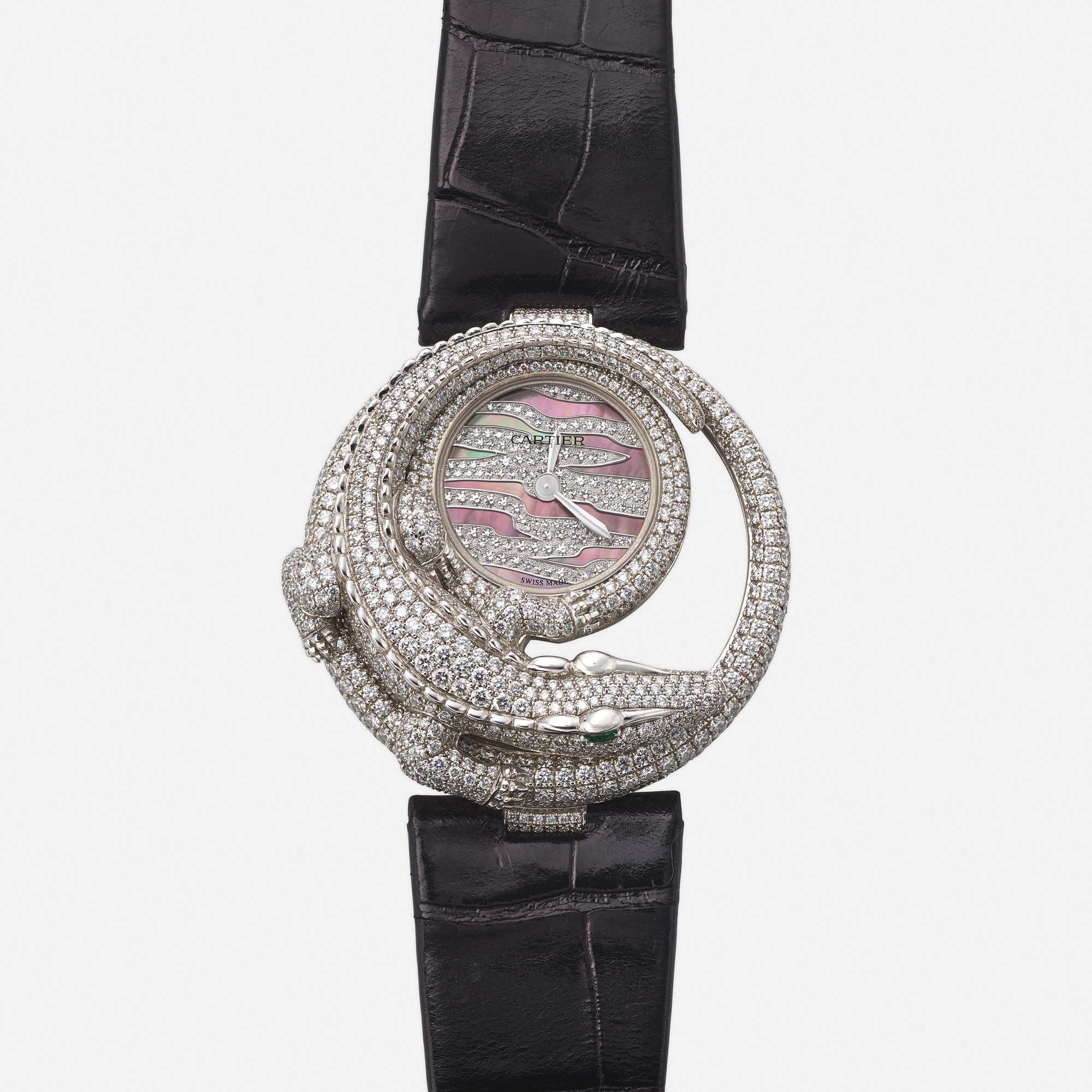 133: CARTIER, 'Le Cirque Animalier De Cartier Le Crocodile' white