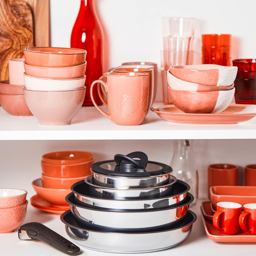 Ingenio Preference 13-Piece Stainless Steel Cookware Set by T-fal