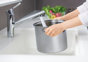 TOTO キッチン用水栓金具 TKS05305JA シングル混合水栓（ハンド