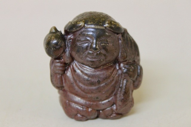 陶吉作 備前焼 大黒様 備前焼陶吉は人間国宝作品から現代作品・和食器