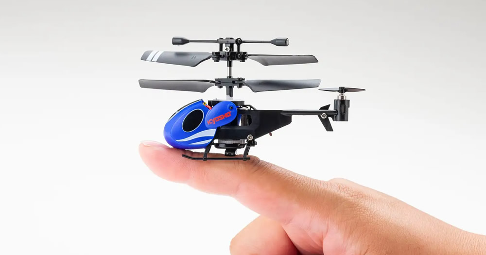 指のりサイズの超小型ヘリコプター「モスキート」が高性能になって復活