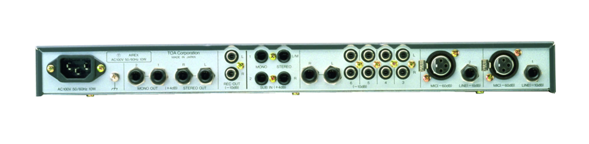 ステレオミキサー (M-243) | TOA株式会社