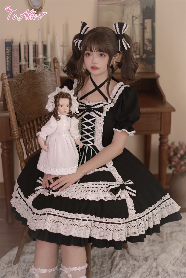 ToAlice】S1937ロリータドールリボンクリップ - To Alice