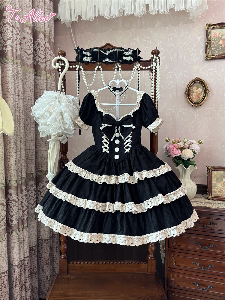 ToAlice】L1674ヴィンテージティアードワンピース - To Alice