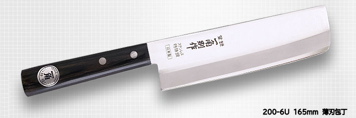 一角別作 薄刃包丁 165mm