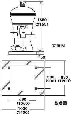 人工温泉トゴール・スパシステム溶解槽+トゴール・ウォームタイト