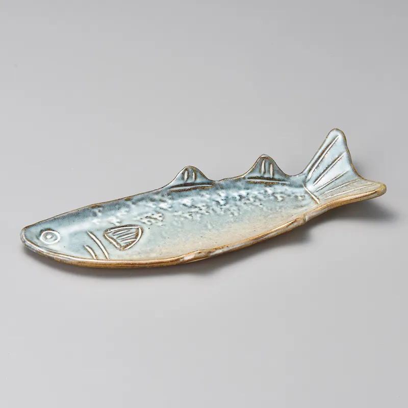お魚出世魚 ボラ皿(和風変形皿(大サイズ))|食器通販の陶磁庵
