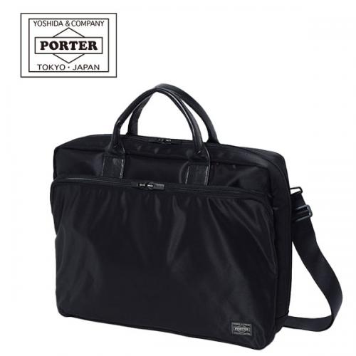 ポーター タイム 2WAYブリーフケース(L) 655-08298 日本製 / スーツ