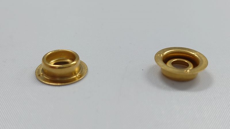 リングホック＃7050 ゲンコ 真鍮製生地 - 東京メタル