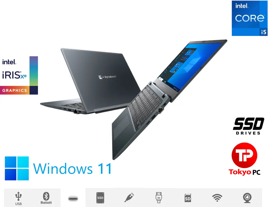 Toshiba Dynabook G83HS Intel Core™ i5 -1135G7 (4 cores, 8 threads