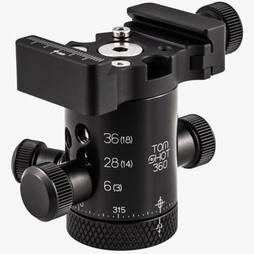 Ultralight Panohead for Meike 8mm f3.5 Canon EF (+3.5°) TOM SHOT 360