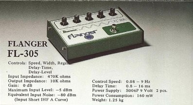 TONEHOME - the World of Vintage Guitar Effects Pedals - FL-305 Flanger